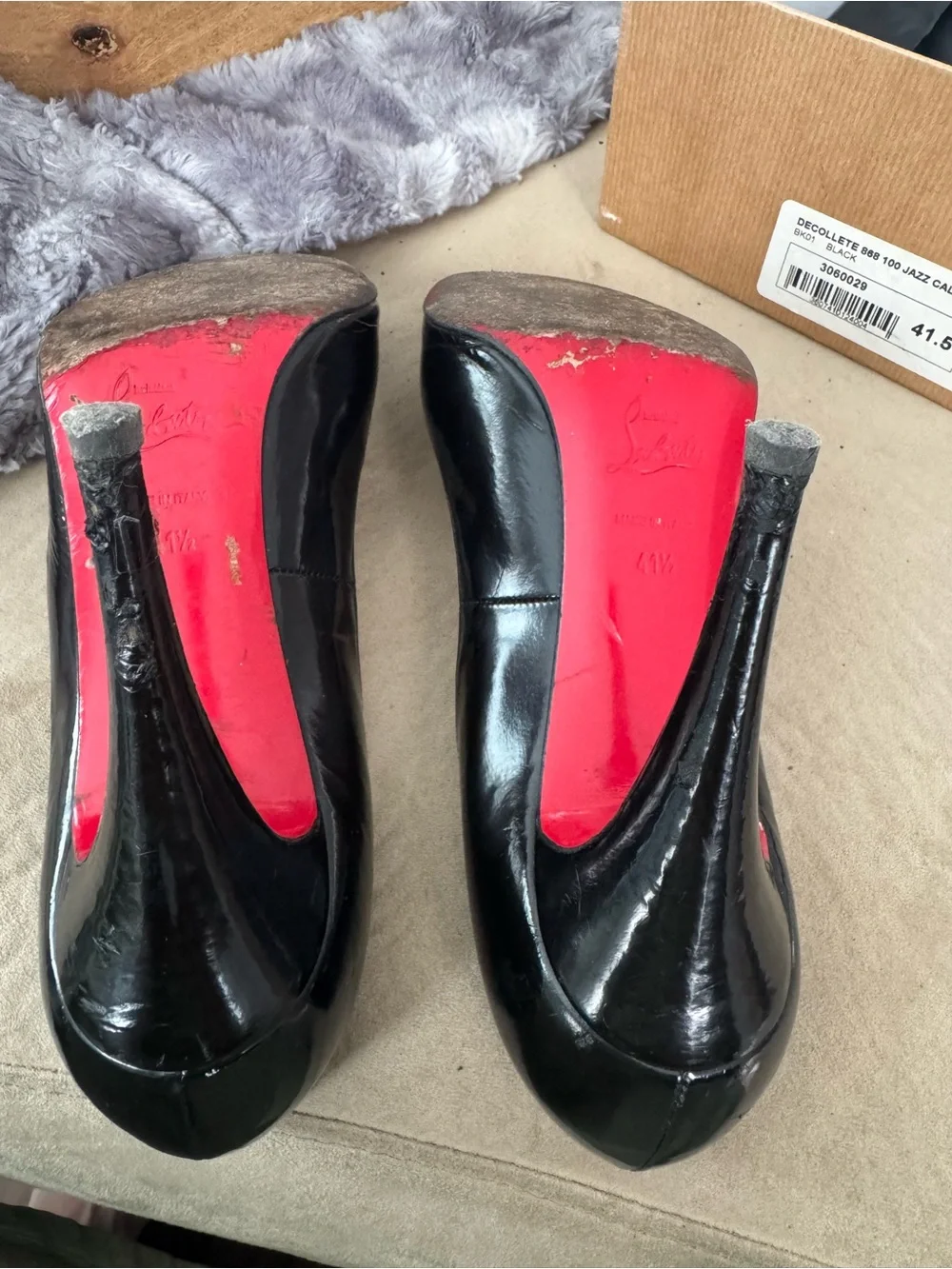 Christian Louboutin Black bells size 10.5 women’s